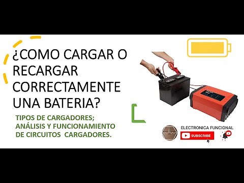 CARGADORES DE BATERIAS: CONCEPTO, TIPOS, FUNCIONAMIENTO Y ANÁLISIS.