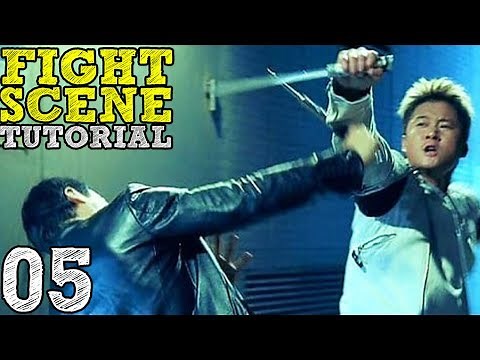 How to Film a Fight Scene pt 5: Knife Fight Basics (taught by Stuntman)