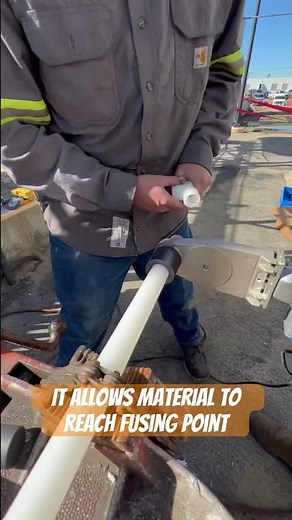 HOW TO Fuse 1” PVDF Fittings and Pipe #hardwork #safetyfirst #fuse #pvc #repair #pipe