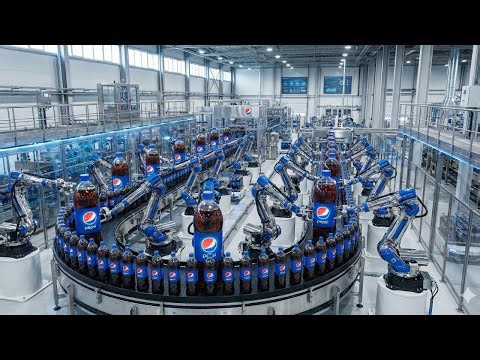 Inside a modern Pepsi factory: How millions of Pepsi bottles are produced