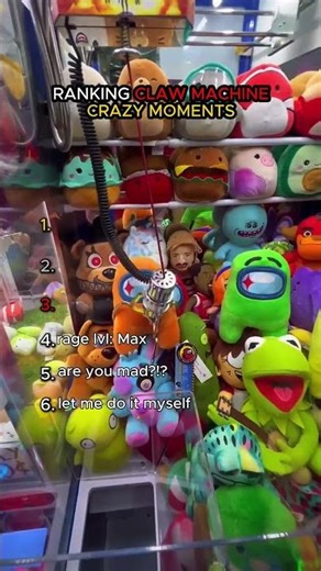 RANKING CLAW MACHINE CRAZY MOMENTS