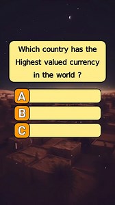 Which Country has the Highest valued currency in the world? #brainbltiz #viralchallenge #gkquiz #quizworld #quiz #QuizTime | Brain Blitz