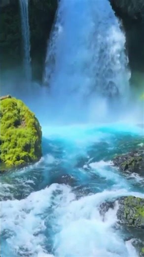 Relaxing Waterfall Sounds | Sleep, Study & Stress Relief #shorts