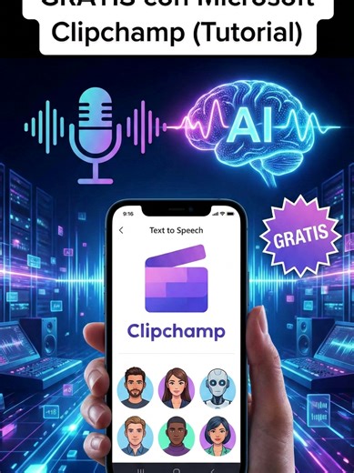Clipchamp: Crea Voces IA Realistas Gratis