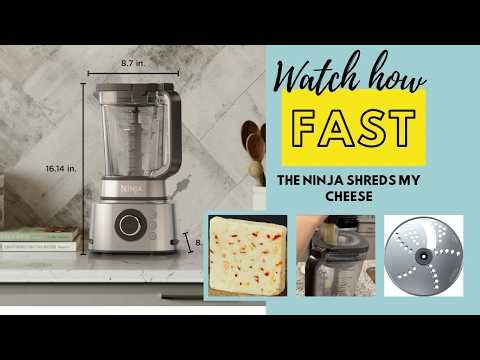 Ninja Blender & Processor - Watch it Shred Cheese!