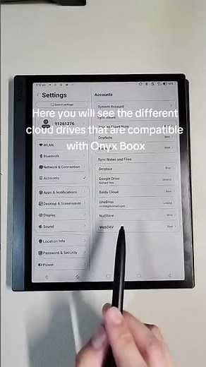 How to Sync Onyx Boox Library with Google Drive, Onedrive and Dropbox