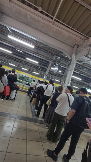 일본도쿄퇴근시간 전철 🚇 #복잡한#아키하바라