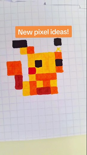 New pixel ideas! Part 26 Little Pikachu! #art #pikachu #fyp #foryou #juvenaliart #pixelideas✨ #pixel #pixelart #ideas