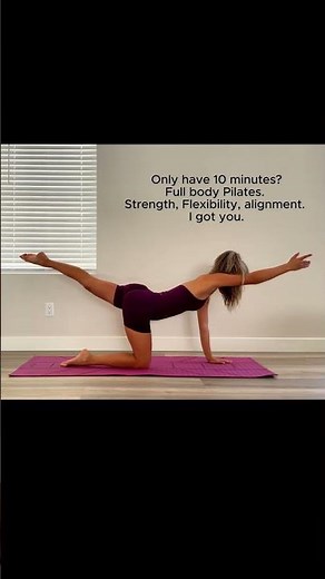 10 Min Hourglass Full Body Pilates (Quick At-Home Flow)