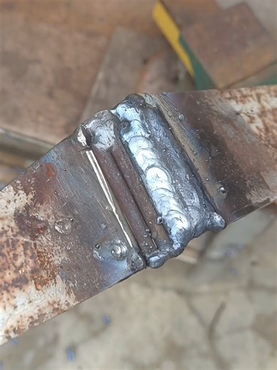 one welding trick from an old welder in practice closing wide gaps in thick iron with old techniques #welder #welding #skill #asmr #welderUSA