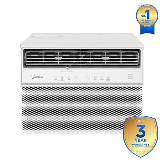 Reviews for Midea 12,000 BTU Smart Inverter Window AC Cools up to 550 sq. ft. w/ Dual Filtration, Remote, Wi-Fi, Energy Star, White | Pg 1 - The Home Depot