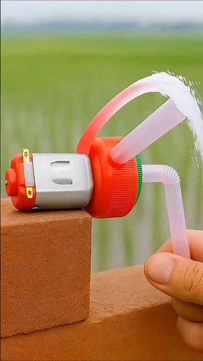 How To Make A Water Pump With Dc Motor | From Motor Very Easy | Diy Ideas