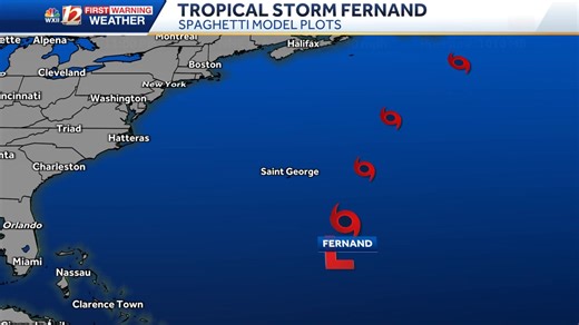 3.8K views · 30 reactions | Tropical Atlantic Update:: The latest tropical advisory issued by National Hurricane Center meteorologists for #Fernand. The official NHC track takes the storm away from land, but it could bring some big waves to northeastern Nova Scotia and Newfoundland. Please use the interactive tropical layers on wxii12.com/radar for more information, and join us on WXII 12 News for live updates and live streaming on the Very Local Channel. | WXII 12 NEWS | Facebook