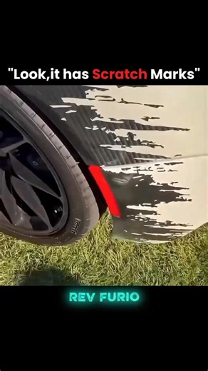 Look it's has Scratch marks until You Realize...😱 #shorts #caredit #automobile #bmw