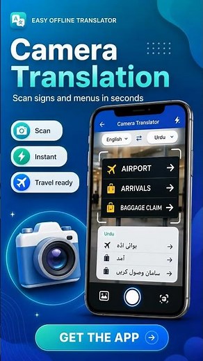 Easy Offline Translator – Text, Voice, Camera & Offline Translation