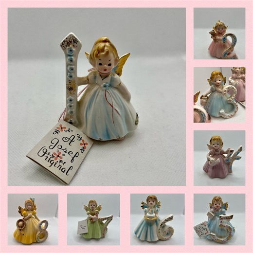Josef Originals Birthstone Figurines / Birthday Figurines 1 Through 8 - Etsy