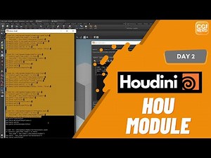 Day 2 - Houdini Hou Module | Houdini 10 Day Introduction to Python