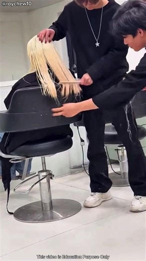 Expired Hair Colour Gone Wrong 😱 #shortsvideos (Credit - @roychew10)