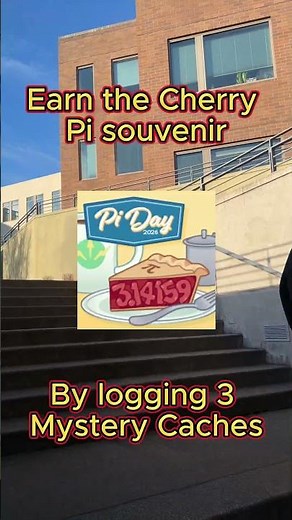 Earn your Pi day 2026 souvenirs between March 13 and March 15, 2026. #geo #shorts