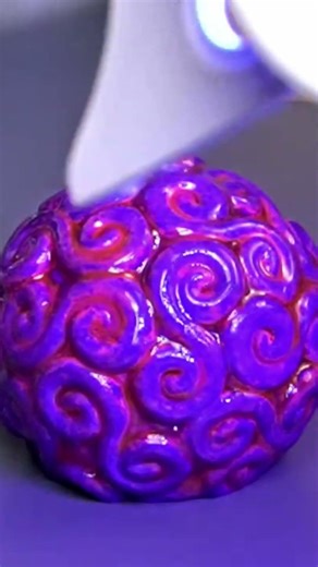 Crafting a Devil Fruit from One Piece 🏴‍☠️ #onepiece #anime #crafting #asmr