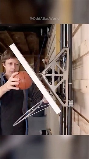 This Basketball Hoop Never Miss? 🏀😳(@StuffMadeHere )