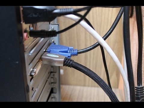 Как и чем подключить телевизор к компьютеру