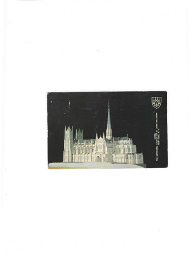 Model Postcard of the Cathedral Church of St. John the Divine, New York City. Posted 1958 - Etsy