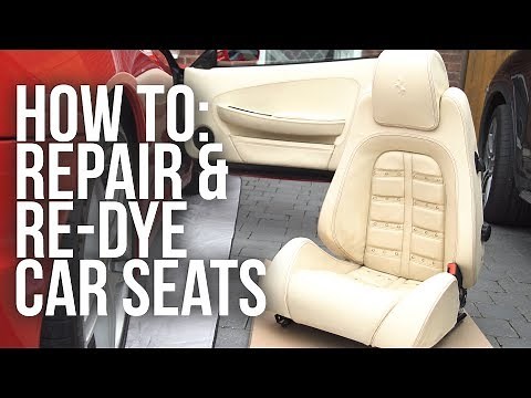 Repair and Re-Dye Cracked and Worn Leather Car Seats