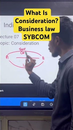 What is Consideration? #Businesslaw #consideration #law #sybcom #mumbaiuniversity #altamashsir