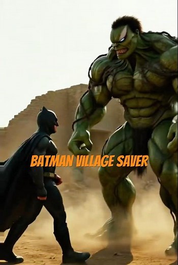 The Dark Knight Rises in the Village: Batman vs Venom-Hulk
