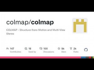 GitHub - colmap/colmap: COLMAP - Structure-from-Motion and Multi-View Stereo