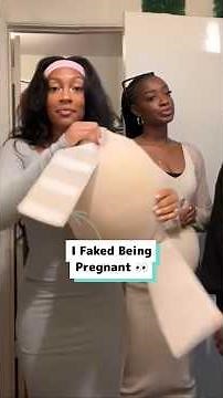 Faking a Pregnancy Just for the Birthday Perks?! 🤰🤣 @‌sharon.jayy #PregnancyPrank #BirthdayPerks