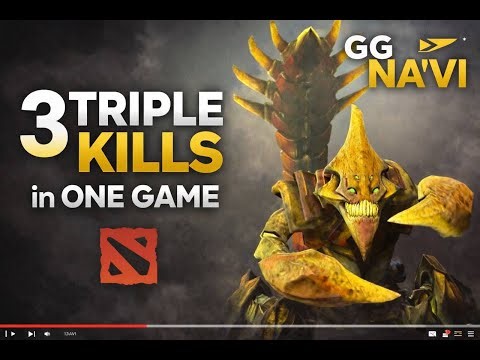 Sand King Went Crazy | 3 Triple Kills in One Match GG NA`VI | Dota 2