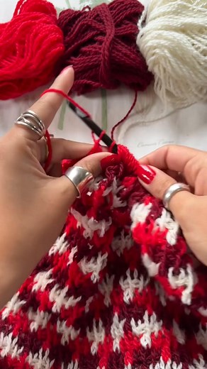 Just chugging along here on a bunch of gifts 😮‍💨 I can see the finish line and am almost done with the last 2, one of them being this Trinity Scarf that I’m working on in this pattern! Only 40 rows left to go, I think I should be able to finish by Sunday 🤞 . Pattern: @cosmaudi #TrinityScarf Tunisian crochet pattern available on Etsy and Ribblr . ____________ #cosmaudi #crochetinspo #crochetfashion #itscrochet #tunisiancrochet #crochetscarf #crochetgiftideas #crochetstyle #tunisiancrochetscarf