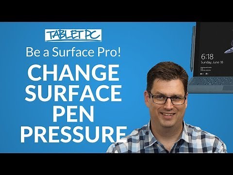 Change your Surface Pen Pressure Settings