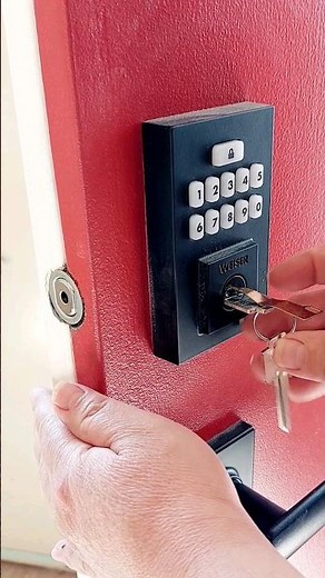 How to Re-Key Weiser Electronic Deadbolt with Keypad #SmartKey #SmartCode #security #diy
