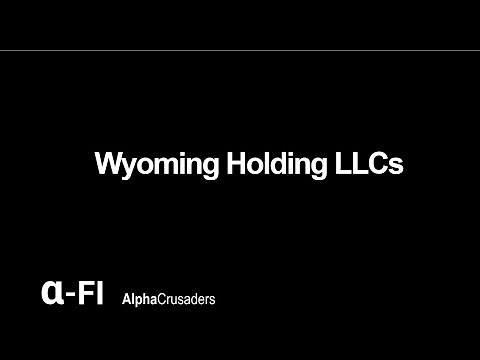 Wyoming Holding LLCs, how to set up, and why investors or business owners use them!