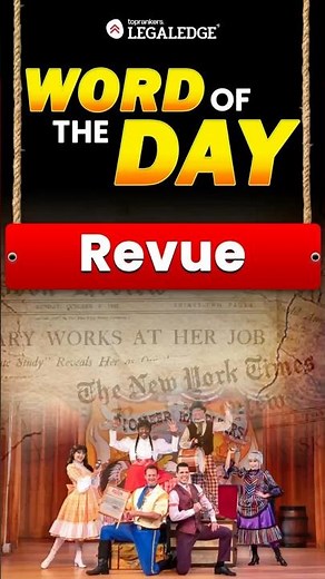 Revue or Review? 🧐 | Word of the Day Challenge! #WordOfTheDay #LearnEnglish