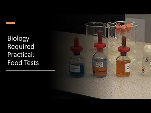 Biology Required Practical: Food Tests