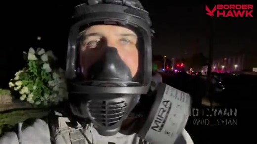 Nick Sortor @nicksortor 🚨 JUST IN: Border Patrol has sent Antifa into CHAOS outside ICE Broadview, forcing them into submission using Bearcats, flashbangs, paintballs, teargas, pepper balls, & more They’re going ALL OUT against these terrorists. NO MERCY! Keep pushing, DHS! 🔥 | Texans For Arizona's New Immigration Law