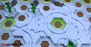 GraviTrax Bauanleitung: Die Rennstrecke für Kugelbahnrennen