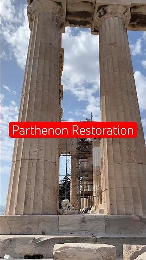 Parthenon Restoration #acropolis #athens #parthenon #archaeology