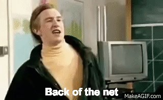 I'm Alan Partridge - back of the net on Make a GIF