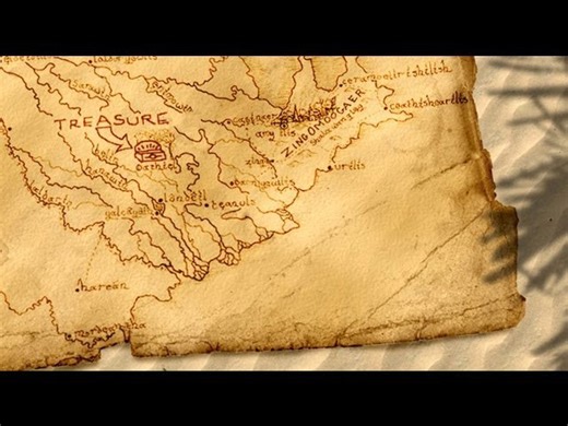 Photoshop tutorial: How to make an old, pirate treasure map
