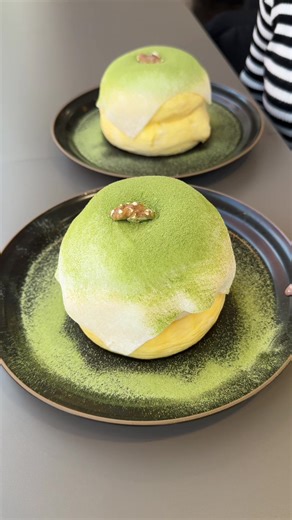 ふわっふわの抹茶大福パンケーキを楽しもう