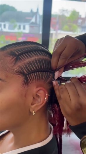 Neat Stitch Braids Tutorial #youtubeshorts #fypシ゚viral #explorepage #braidstyles #stitchbraids