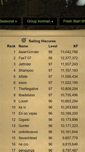 Theoatrix on Instagram: "First Person To 99 Sailing (OSRS) ⛵ #osrs #runescape #oldschoolrunescape"