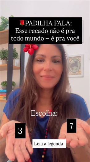 Barbara Salazar ✨Mediunidade de berço on Instagram: "A Padilha te trouxe um recado! LAROYE 🔱 Feche seus olhos, respire fundo e escolha: 3 ou 7 Se sentir no seu coração que são as 2 opções, segue sua intuição! Comente qual você escolheu🙌🏻 Essa mensagem é atemporal, independente do dia que chegou para você, é o momento certo para você! Por ser uma mensagem coletiva, adapta o que ressoar para sua realidade✨ Para uma resposta direcionada para a sua energia, me chama no direct para agendarmos uma 