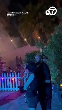 Shocking moment Coachella firework went sideways