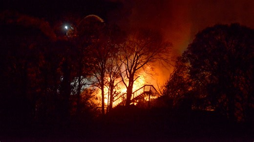 Fire crews battle blaze at Anthony's Cummaquid Inn in Yarmouth Port